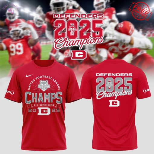 DC Defenders 2025 United Football League Champions Limited Merch Collection
