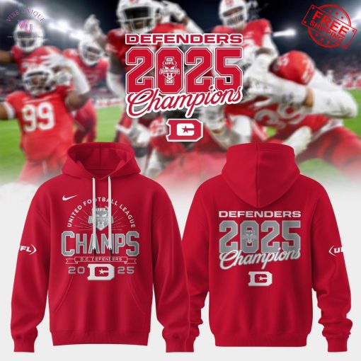 DC Defenders 2025 United Football League Champions Limited Merch Collection