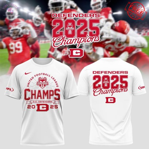 DC Defenders 2025 United Football League Champions Limited Merch Collection