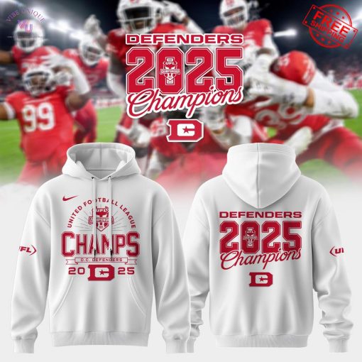 DC Defenders 2025 United Football League Champions Limited Merch Collection