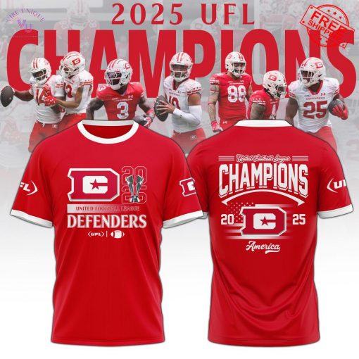 DC Defenders UFL 2025 Champions Limited Merch Collection