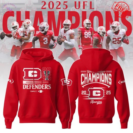 DC Defenders UFL 2025 Champions Limited Merch Collection