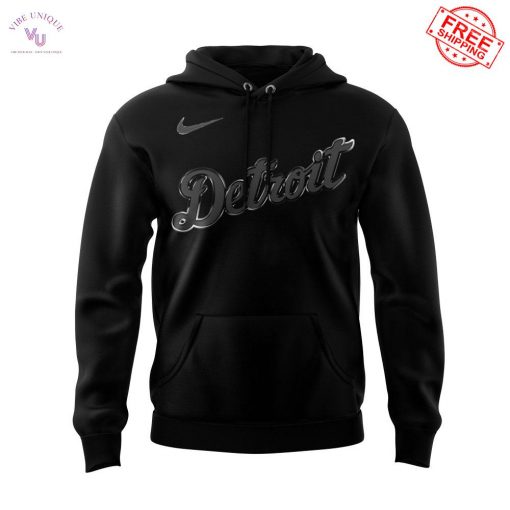 Detroit Tigers Back In Black 2025 Limited Hoodie