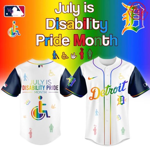 Detroit Tigers Disability Pride Month 2025 Limited Baseball Jersey