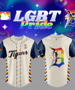 Detroit Tigers LGBT Pride 2025 Limited Baseball Jersey