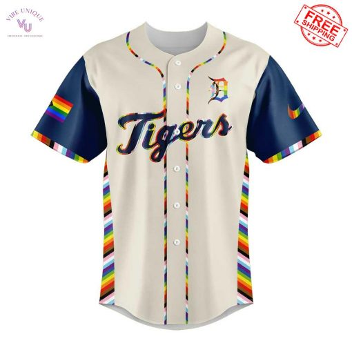 Detroit Tigers LGBT Pride 2025 Limited Baseball Jersey
