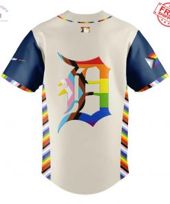 Detroit Tigers LGBT Pride 2025 Limited Baseball Jersey 3