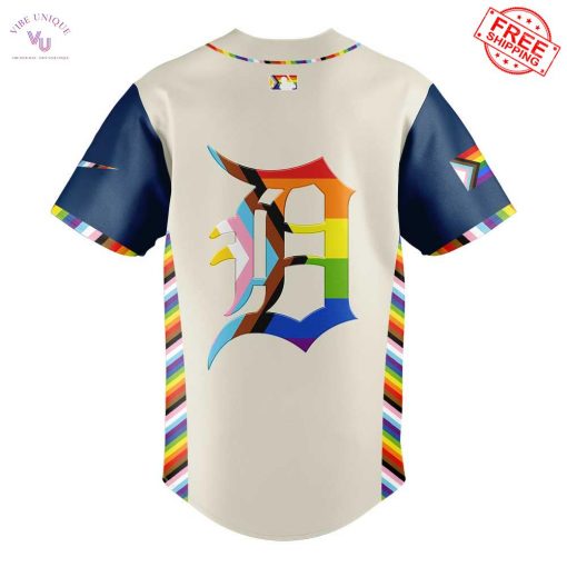 Detroit Tigers LGBT Pride 2025 Limited Baseball Jersey