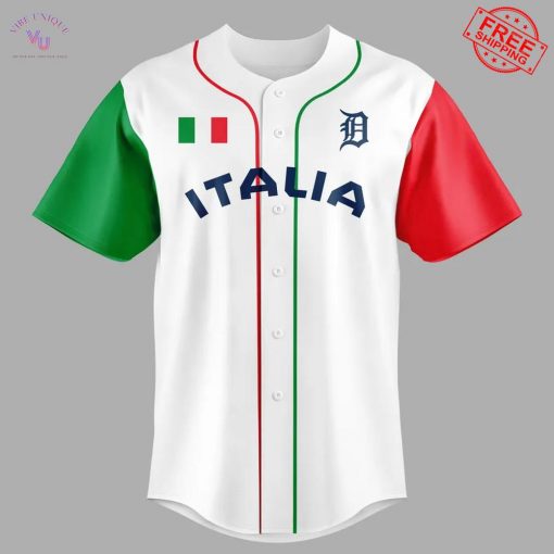 Detroit Tigers Motor City Italian Heritage 2025 Limited Baseball Jersey