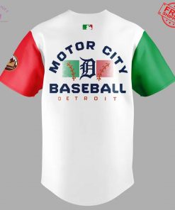 Detroit Tigers Motor City Italian Heritage 2025 Limited Baseball Jersey 3