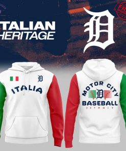 Detroit Tigers Motor City Italian Heritage 2025 Limited Hoodie