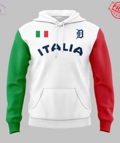 Detroit Tigers Motor City Italian Heritage 2025 Limited Hoodie