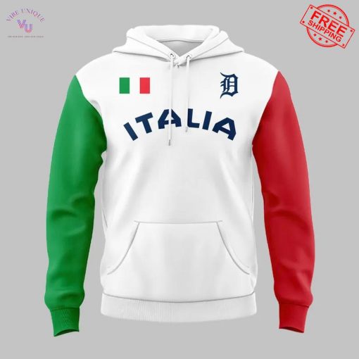 Detroit Tigers Motor City Italian Heritage 2025 Limited Hoodie