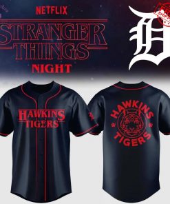 Detroit Tigers Netflix Stranger Things Night 2025 Limited Baseball Jersey