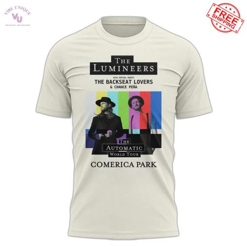 Detroit Tigers The Lumineers Automatic World Tour 2025 Limited T-Shirt
