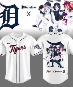 Detroit Tigers x Hololive Night 2025 Limited Baseball Jersey