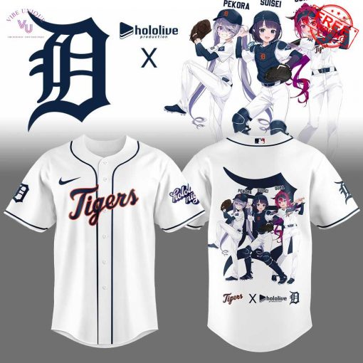 Detroit Tigers x Hololive Night 2025 Limited Baseball Jersey