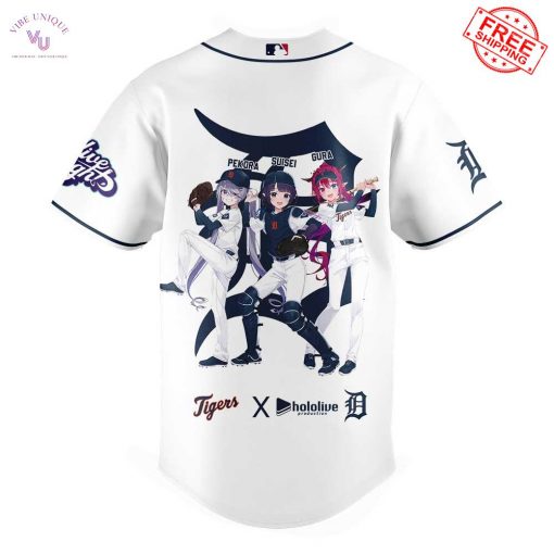 Detroit Tigers x Hololive Night 2025 Limited Baseball Jersey