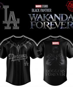 Dodgers Forever – Black Panther 2025 Limited Baseball Jersey