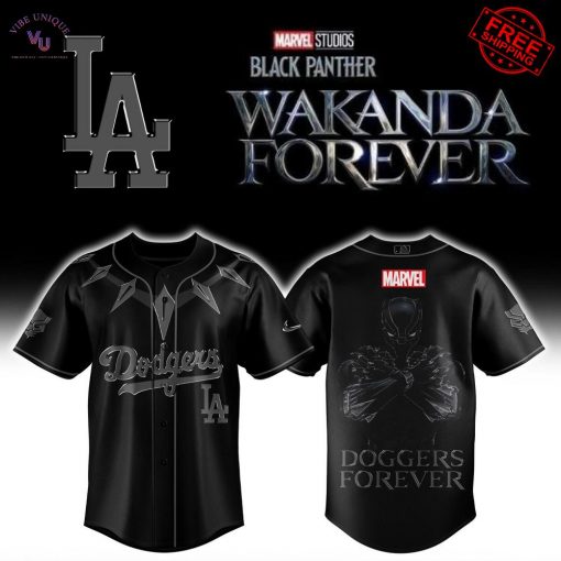 Dodgers Forever – Black Panther 2025 Limited Baseball Jersey