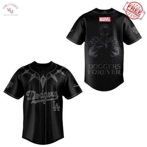 Dodgers Forever – Black Panther 2025 Limited Baseball Jersey