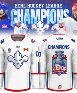 ECHL 2025 Trois-Rivieres Lions Champions Limited Hockey Jersey