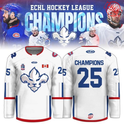 ECHL 2025 Trois-Rivieres Lions Champions Limited Hockey Jersey
