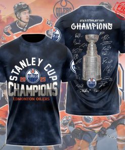 Edmonton Oilers 2025 Stanley Cup Champions Limited Merch Collection