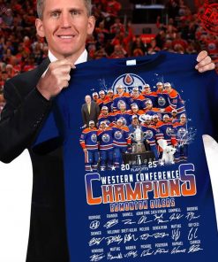Edmonton Oilers Western Conference Champions 2025 Limited Merch Collection