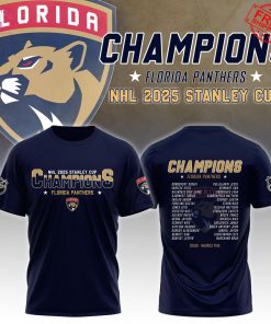 Florida Panthers NHL 2025 Stanley Cup Champions Limited Merch Collection