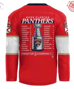 Florida Panthers Stanley Cup 2025 Champions Limited Hockey Jersey 3