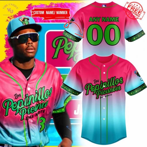 Great Lakes Loons Los Pepinillos Picantes del Norte Limited Baseball Jersey