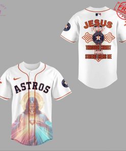 Houston Astros Jesus First Limited Baseball Jersey