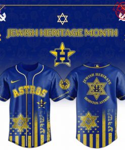Houston Astros Jewish Heritage Night Special Baseball Jersey