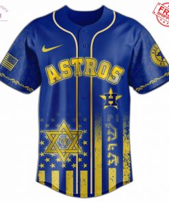 Houston Astros Jewish Heritage Night Special Baseball Jersey
