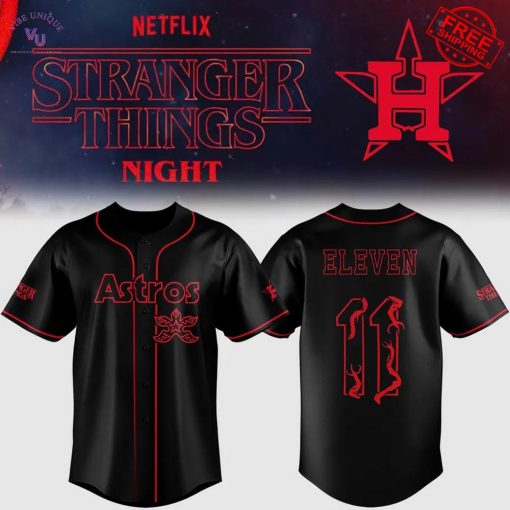 Houston Astros Netflix Stranger Things Night 2025 Limited Baseball Jersey