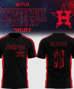Houston Astros Netflix Stranger Things Night 2025 Limited T-Shirt