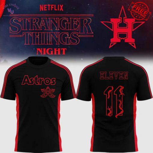 Houston Astros Netflix Stranger Things Night 2025 Limited T-Shirt