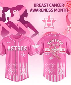 Houston Astros x Breast Cancer Awareness Month 2025 Limited Baseball Jersey