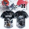 Houston Astros x Goku Ultra Instinct Mode Limited Baseball Jersey