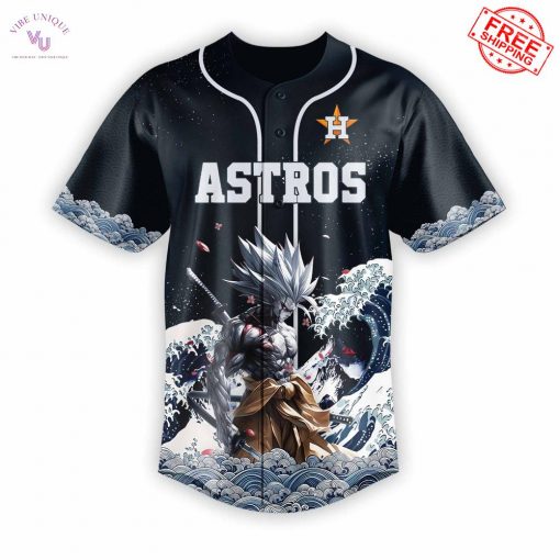Houston Astros x Goku Ultra Instinct Mode Limited Baseball Jersey