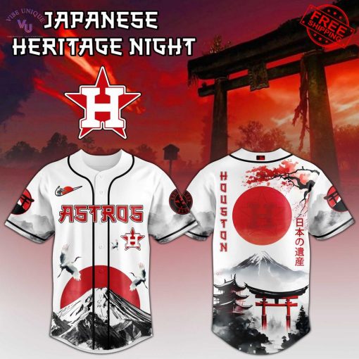 Houston Astros x Japanese Heritage Night 2025 Limited Baseball Jersey