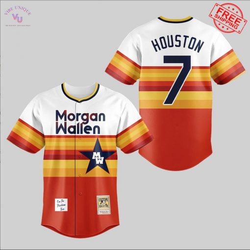 Houston Astros x Morgan Wallen Live 2025 Limited Baseball Jersey
