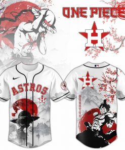 Houston Astros x One Piece Peach Blossom 2025 Limited Baseball Jersey