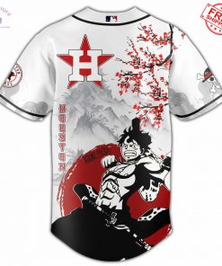 Houston Astros x One Piece Peach Blossom 2025 Limited Baseball Jersey 3