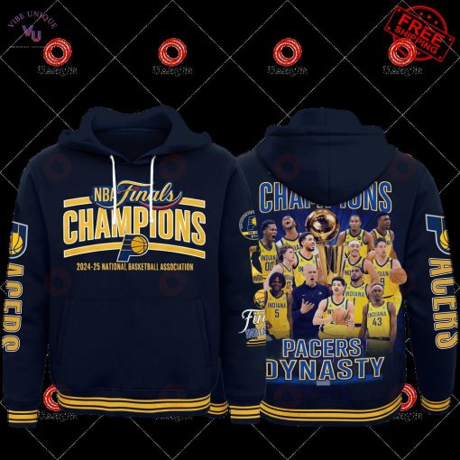 Indiana Pacers Dynasty NBA Final Champions 2024-25 Limited Hoodie