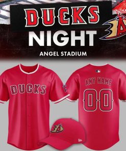 LA Angels Ducks Night 2025 Personalized Limited Baseball Jersey