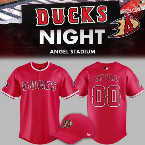 LA Angels Ducks Night 2025 Personalized Limited Baseball Jersey