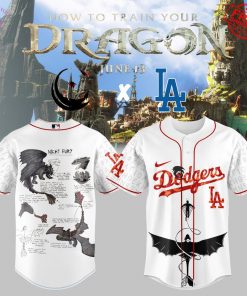 LA Dodgers How to Train Your Dragon 2025 Limited Baseball Jersey