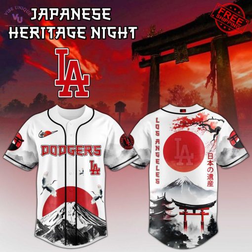 LA Dodgers Japanese Heritage Night 2025 Limited Baseball Jersey